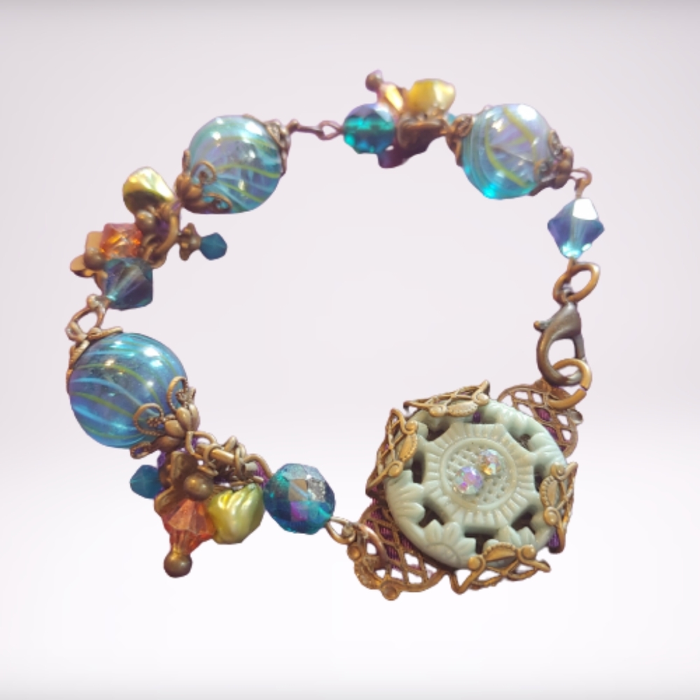 FINAL WEEK 🎉 last chance💥 Unique glass bead bracelet